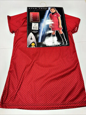 Star Trek Uhura Girls Halloween Costume Medium 8-10 Rubie’s